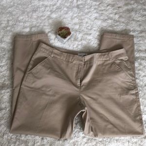 New York and Company NWT tan pants skinny ankle 14